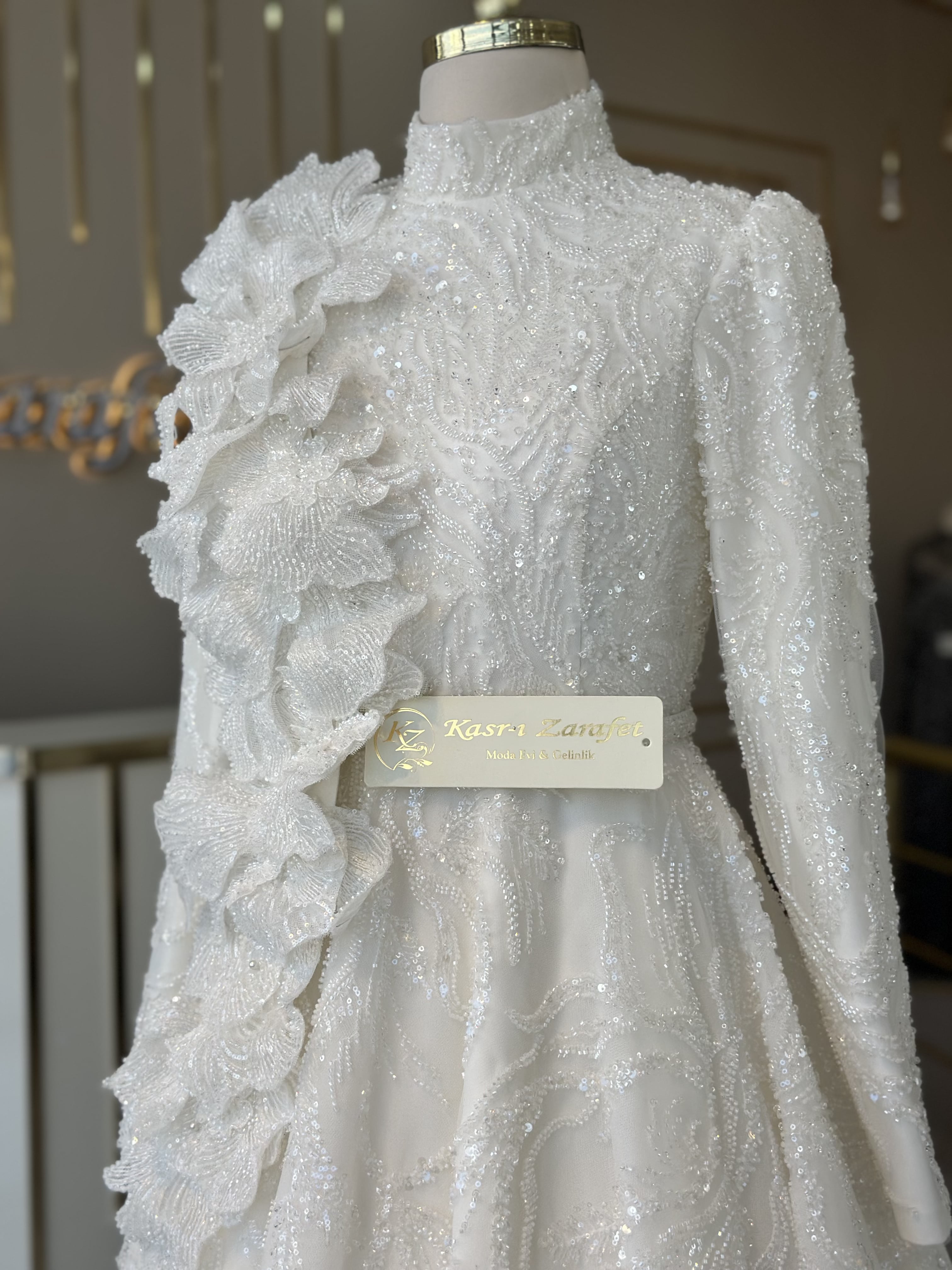 Gelinlik - 2025 CEVHER Collection Açelya | Kasrı Zarafet Moda Evi